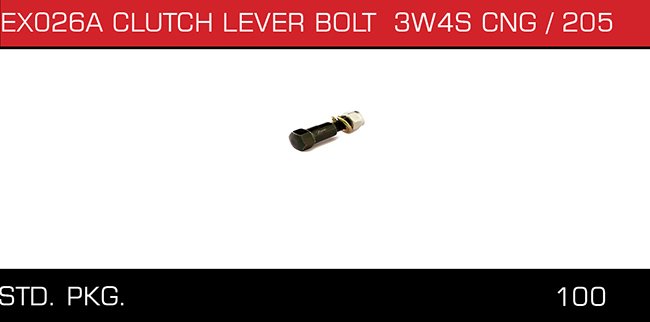 EX026A CLUTCH LEVER BOLT 3W4S CNG 205